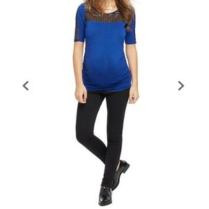 Motherhood Maternity Black Skinny Leg Pants PXS